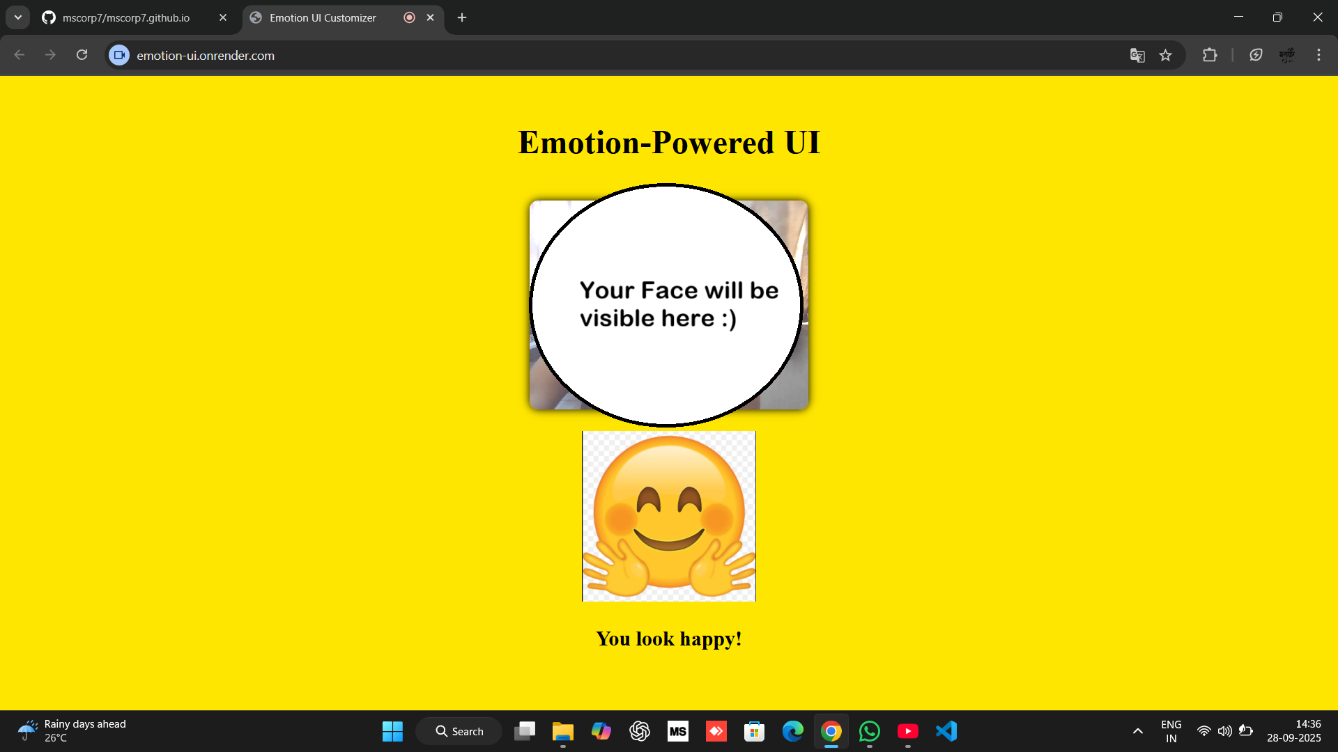 Emotion Powered UI
