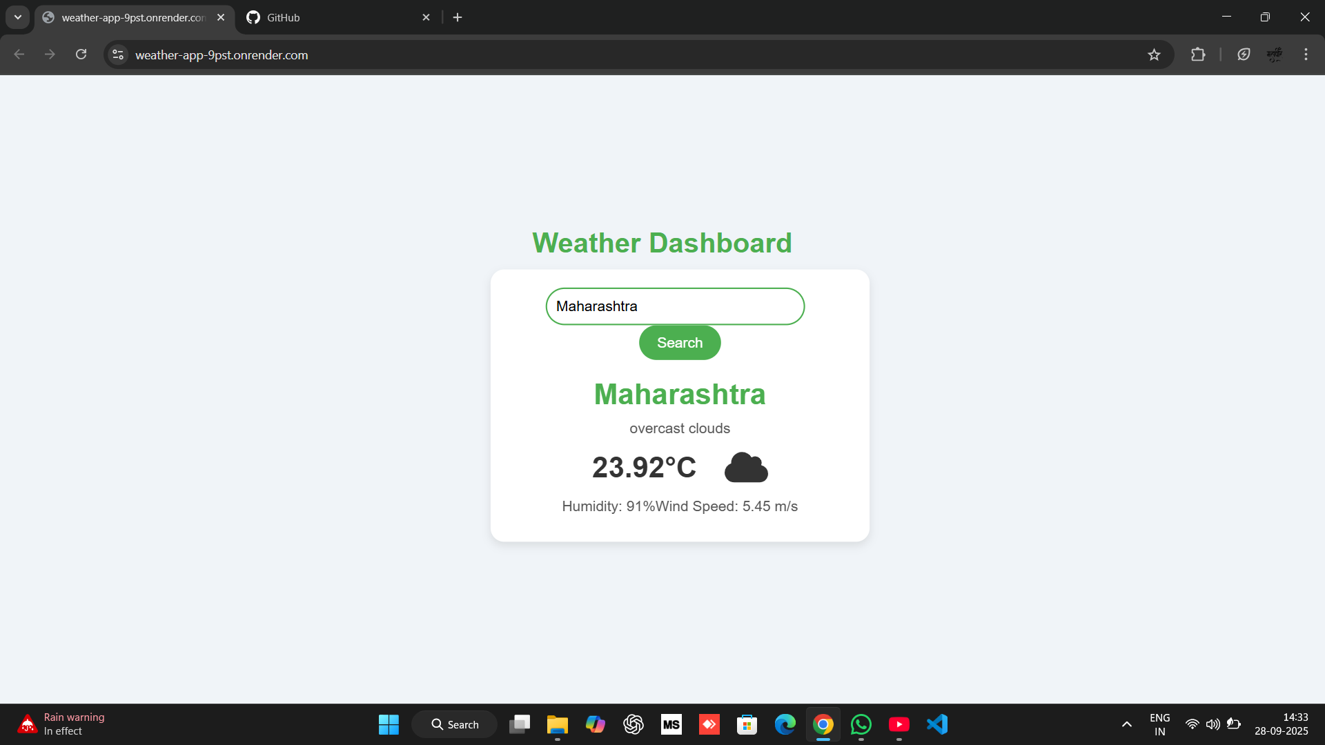 Weather Dashboard